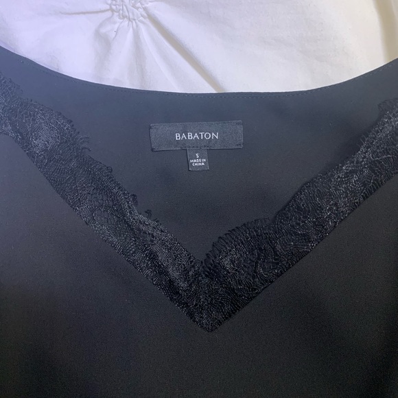 Black Babaton Silk Camisole - Picture 2 of 2